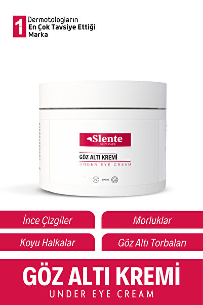 SLENTE Göz Altı Torbası, Göz Çevresi Morluk Ve Ince Çizgi Karşıtı, Aydınlatıc...
