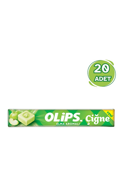 Olips Çiğne Elma Aromalı Ferahlatıcı Çiğnenebilir Şeker 47 gr - 20 Adet