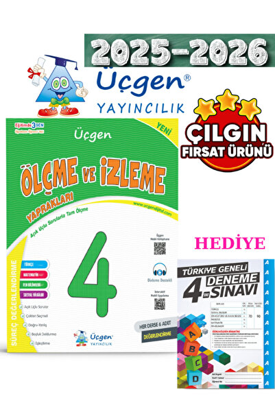 Üçgen Yayıncılık 4. Sınıf Sınav Kitabı Üçgen Yayınları