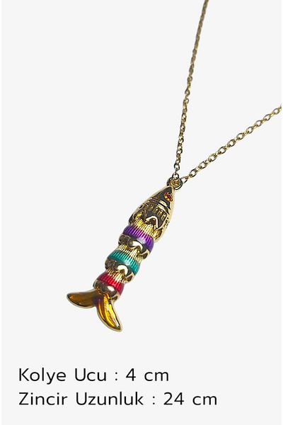 roseberry Colorful Fish Stainless Steel Women's Necklace - R1563