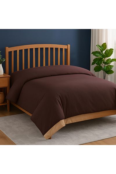 English Home Απλό Παπλωματοθήκη διπλής όψης 100% βαμβακερή King Size