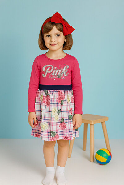 KAMİKAM Quality Stylish Appliqued Luxury Girl Dress