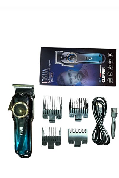light honey Profesyonel Dijital Saç Sakal Kesim Tıraş Makinesi Kuaförlerin Tercihi Hk 610 traş