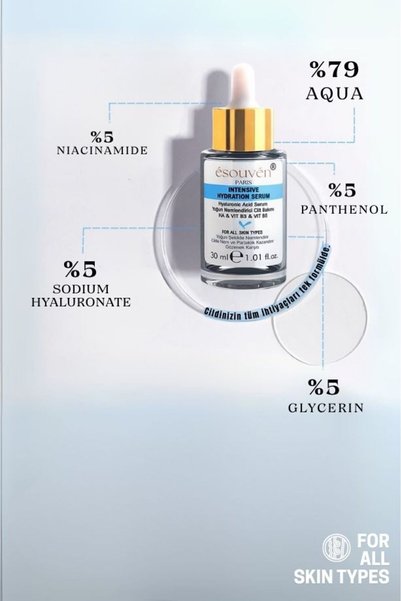 Esouven Cosmetics Esouven Paris Intensive Moisturizing and Plumping, Renewing Skin Care Serum