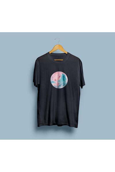 eioswear تي شيرت بتصميم كوكب كبير الحجم للجنسين