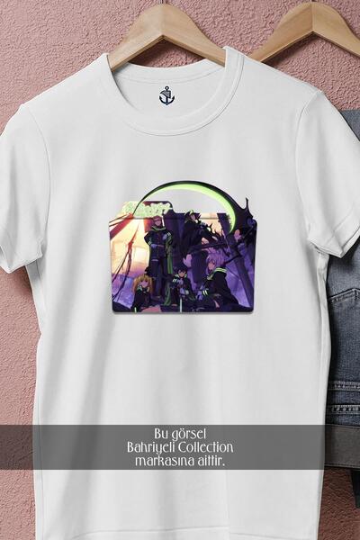 Bahriyeli Collection Унісекс-футболка Oversize Owari No Seraph з принтом
