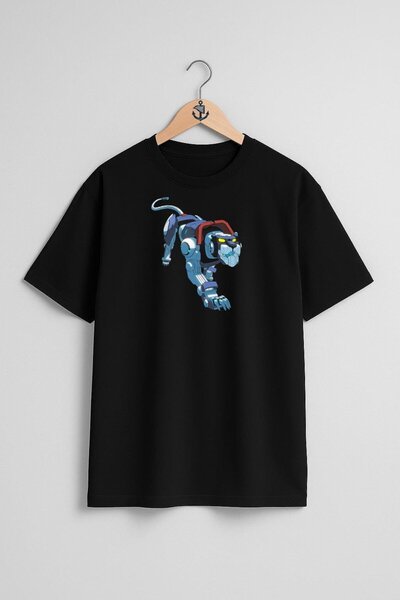 Bahriyeli Collection Μπλουζάκι Unisex με σχέδιο στήθους Voltron Defender Of T...