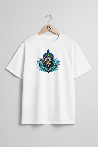 Bahriyeli Collection supradimensionat Unisex cu design de cap de ancoră și de...