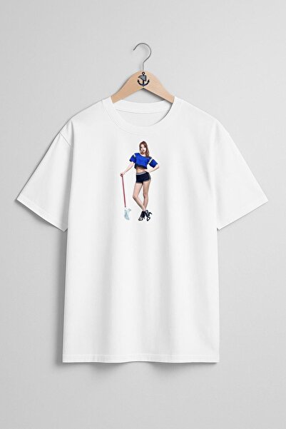 Bahriyeli Collection Oversize Aoa Singer K-Pop Heart Attack Korean Idol Chest...