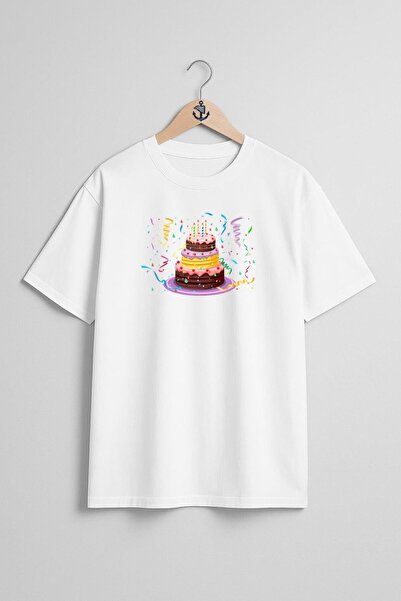 Bahriyeli Collection Μπλουζάκι Unisex με σχέδιο στήθους για τούρτα γενεθλίων ...