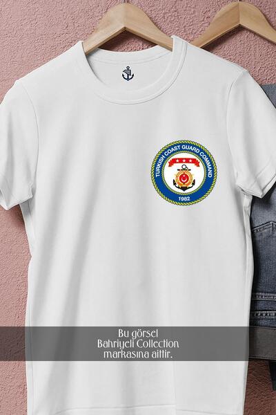 Bahriyeli Collection oversized Μπλουζάκι Unisex με σχέδιο τσέπης με αγγλικό λογότυπο της Παραθαλάσσιας Αστυνομίας