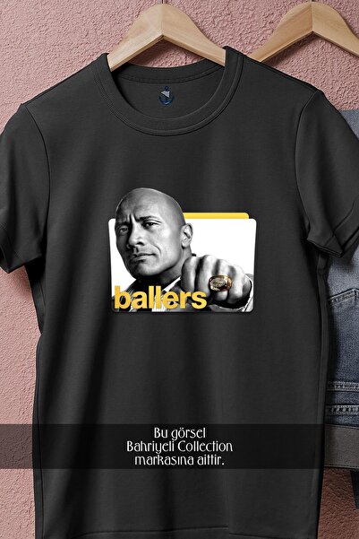 Bahriyeli Collection Μπλουζάκι Unisex με σχέδιο ξένης τηλεοπτικής σειράς oversized Ballers