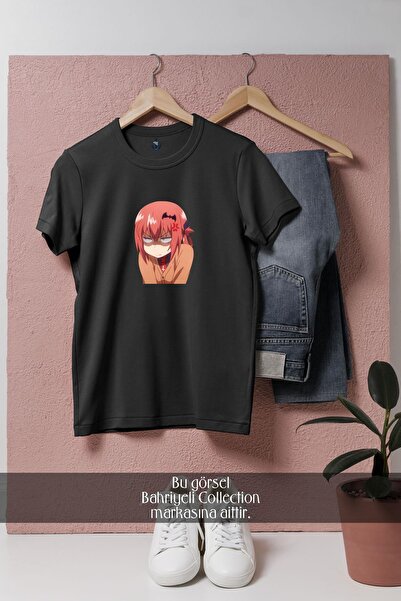 Bahriyeli Collection Μπλουζάκι Unisex με σχέδιο Anime Satanachia oversized