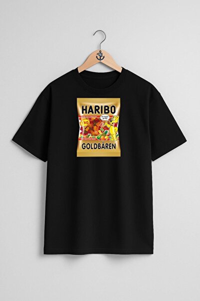 Bahriyeli Collection Oversize Haribo Candy Chest Design Unisex T-Shirt