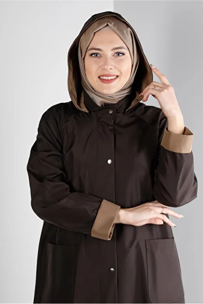 Alvina HOODED POCKET STRAP TRENCH COAT 10501