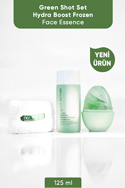 Iva Natura Green Face Shot - Frozen Face Essence 3'lü Set (ESSENCE BİLEKLİK H...