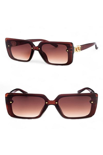 QGC OEM - Ochelari de soare, UV400, Maro/Cafea