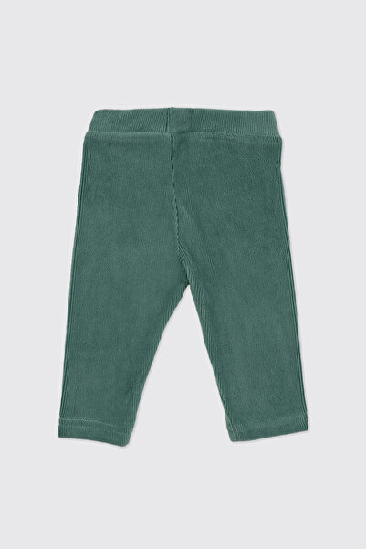 Panço Kız Bebek Fitilli Yeşil Pantolon