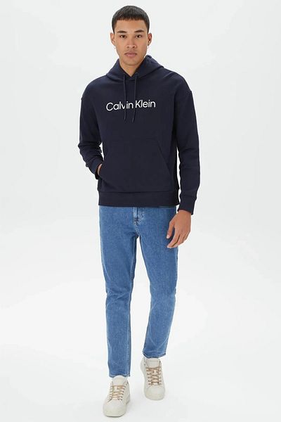 Calvin Klein سويت شيرت رجالي بشعار HERO LOGO COMFORT K10K111345-CHW