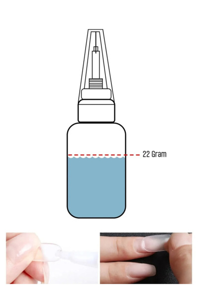 Misyul Tırnak Yapıştırıcı Extra Kuvvetli Tips Protez Glue 22GR