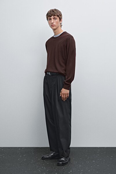 Massimo Dutti %100 merinos yün triko kazak