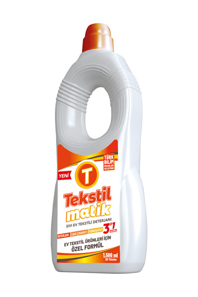 Tekstilmatik Ev Tekstili 3'ü 1 Arada Sıvı Vegan Çamaşır Deterjanı 1200 ml