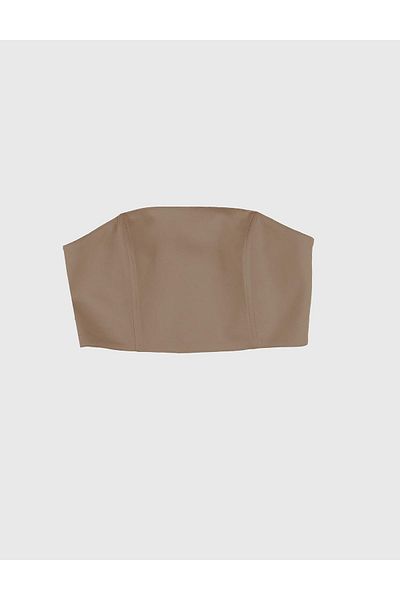 İLVİ Teah Linen Brown Women's Bustier