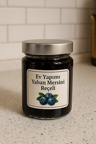 BlackSeaOrganics Ev Yapımı Yaban Mersini Reçeli 350g – Katkısız & Geleneksel Üretim