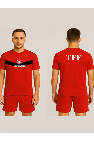 SPORTECH Kırmızı Hakem Antrenman Tişörtü, K0119