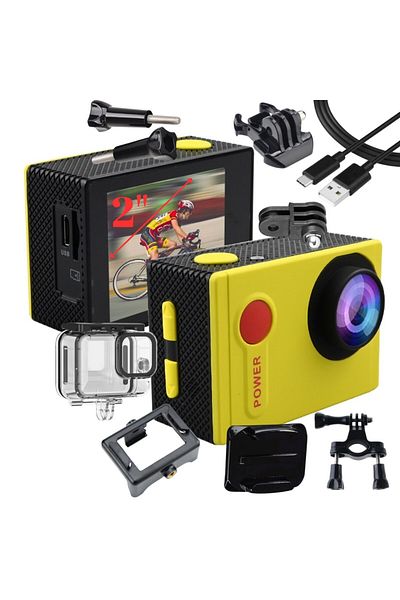 SMARTIC Sport video camera, Full HD 1080p, 12MP, 400mAh, waterproof