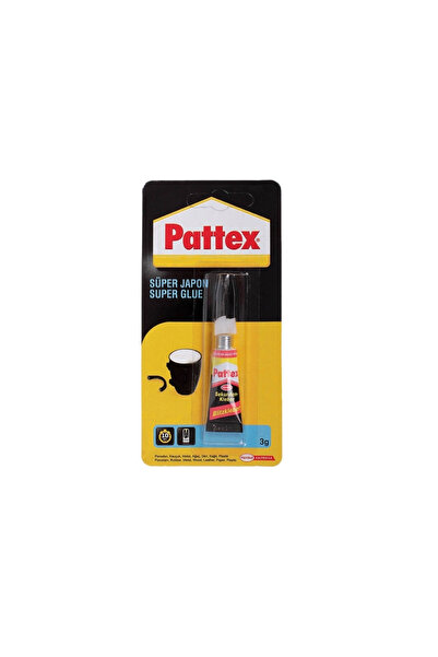 Pattex | Süper Japon Yapıştırıcı, 10 gr, Hızlı Kuruma, Porselen, Deri, Metal, Seramik, Kauçuk İçin