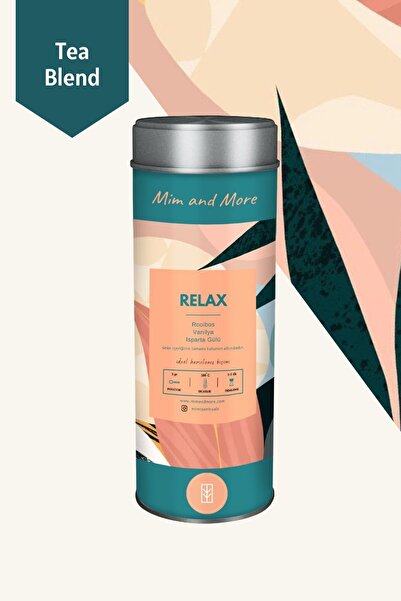 Mim and More Relax Tea - Herbal Tea with Rooibos, 50 g