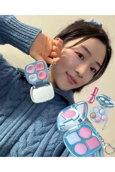Fwee Pocket Cheek Palette CP01 Pink & Soda-Cep Yanak Paleti CP01 Pembe ve Sod...