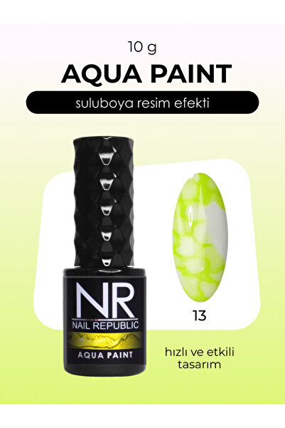 Nail Republic Kalıcı Oje AQUA PAINT 13 Yeşil – Sanatsal Tırnak Tasarımı Için ...