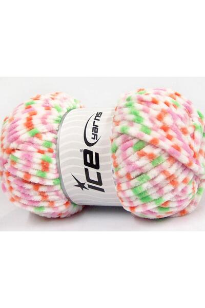 Ice yarns مجموعة من 4 × 100 جرام من خيوط آيس يارنز شينيل بيبي كولورز (100% ما...