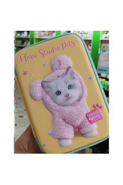 Dolphin Cem Studio Pets Eva Geantă pentru creion Kitten (mare) PT-7785