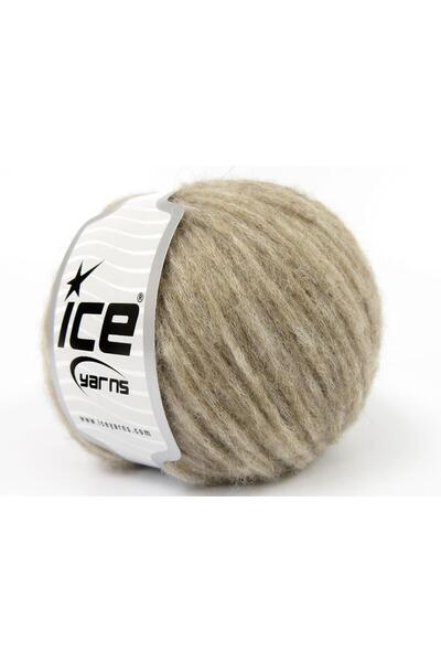 Ice yarns 4x50 جرام. خيوط بيبي ألباكا إير، خيوط ألباكا فاخرة بلون الجمل الفات...