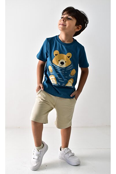 Banadamoda Boys Printed T-shirt Shorts Set