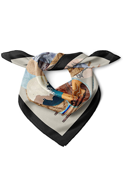 nehir eşarp Bandana Esarfa Model Planet 50x50 Cm