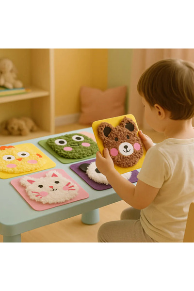 Pufino 6'lı Örgü Kiti Çocuklar Için Zeka Ve Hayal Gücü Geliştirici Oyuncak