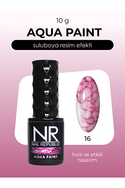 Nail Republic Kalıcı Oje Aqua Paint 16 Pembe – Sanatsal Tırnak Tasarımı Için ...