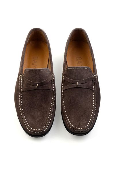 Bambi Mink Leather Men's Loafer Shoes E 01557255502
