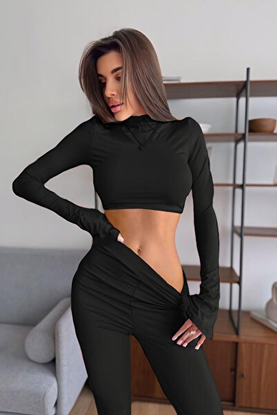 Fashiontayt Full Lycra Bottom Top Double Set