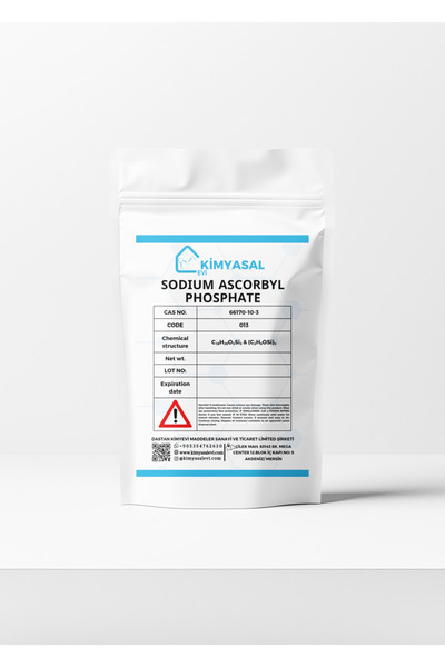 KİMYASAL EVİ Sodyum Askorbil Fosfat-sodium Ascorbyl Phosphate Hammadde 25g