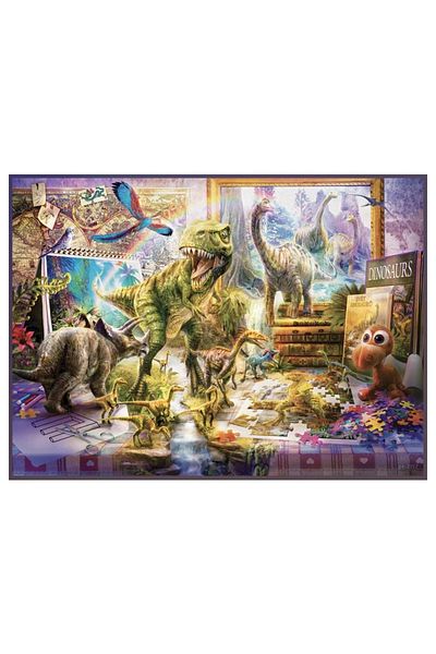 Anatolian Puzzle 1000 Piece Jigsaw Puzzle - Dinosaurs on the Scene 1067