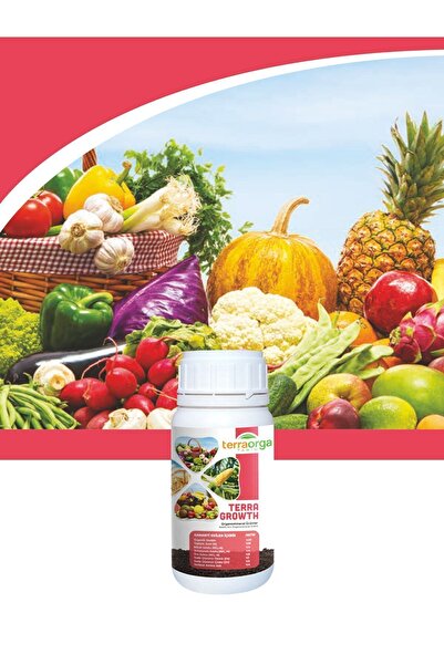 TerraOrga Terra Growth Azot Ve Amino Asit Içerikli Sıvı Organomineral Gübre 2...