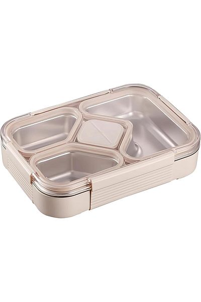 Twisoo Stainless Steel Lunch Box – Stackable Food Container with Leak-Proof Seal, Waterproof Compa