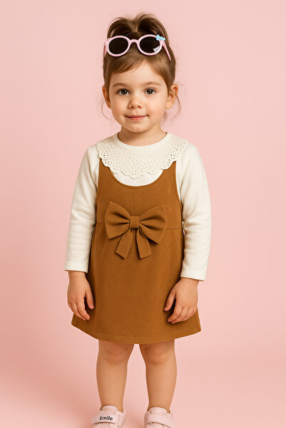 Yalçınoğlu Kids Προσαρμοσμένο κοστούμι Princess Girl - Δαντελένια μπλούζα & β...