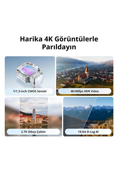 DJI Flip Fly More Combo (DJI Rc 2) (Gl) | Türkiye Karacasulu Garantili |