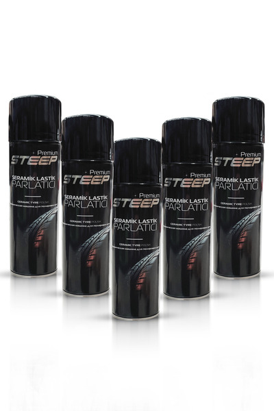 STEEP Seramik Lastik & Tampon Parlatıcı Sprey 5 Adet 500ml